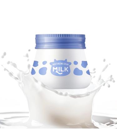Milk Moisturizer Cream Milk Skincare Deeply Moisturizing Face Cream Reduces Wrinkles Repairs Dry Skin & Water Oil Balance Enhance Skin Elasticity Nourishing Creams for All Skin Types