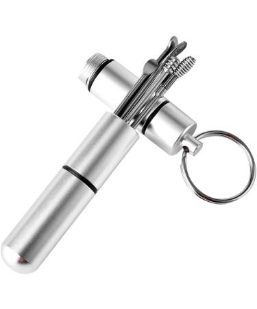 Portable Ear Spoon & Earwax Cleaning Tool Set - Metal Curette Remover with Storage Box for Adults - Silver - Buy Online on GoSupps.com