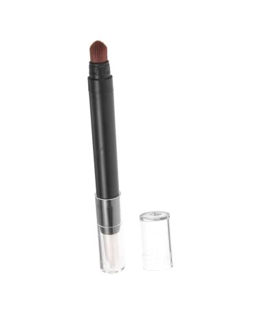 VINTORKY Precision Eyeshadow Brush Precision Shadow End Women Stick Brush Female Ends Makeup Pen Eye Dual Application 1 count (Pack of 1) Silver