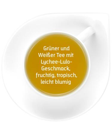 URBANTEADEALERS Lychee Love Flavoured Green/White Tea Blend - 50g | Exotic Lychee & Lulo Flavor - International Shipping Available - Buy Online on GoSupps.com
