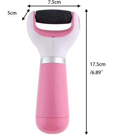 Electric Rechargeable Hard Skin Remover Electric Foot File Grinder Dead Hard Skin Callus Remover Feet Pedicure Tool with Rotating Sanding Head (Pink) - Buy Online on GoSupps.com
