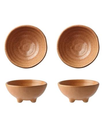 Fruit Bowl Snack Containers Soy Sauce Vintage Ceramic Appetizer Plate Bowl Mini Condiment Gate Soy Sauce Vegetable Vinegar Snack Salad (4.02 Inches) Breakfast Bowls (Color : C) (B)