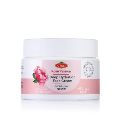 OTACI Rose Passion Deep Hydration Face Cream, Moisturizer Skin Lotion Facial Rose Natural Hydrating Moisturizing