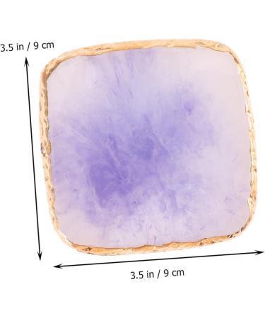 Beavorty 1Pc gel color plate nail color palette nail makeup palette nail display plate resin tools nails tools nail art tools manicure nail implements resin paint painted Nail set purple 9X9cm Purple - Buy Online on GoSupps.com