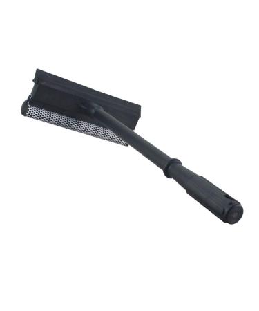 MULING Window Squeegee Cleaning Tool Window Cleaner Car Squeegee Windshield Cleaning Sponge and Rubber Squeegee,BlackM