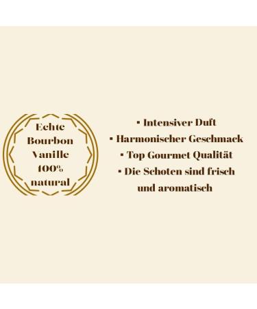 Buy Grade A Bourbon Vanilla Pods - 25pcs Gourmet Quality from Madagascar | 100% Natural 10-11cm - Buy Online on GoSupps.com