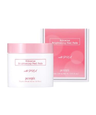 Petitfee Hibiscus Brightening Peel Pads 70 Pads 5.41 fl.oz (160 ml)