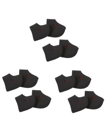 Healeved 6 Pairs Foot Heel Cover Cup Protector Heel Sleeves for Cracked Heels Plantar Fascitis Socks Hydrating Socks Plantar Socks Warm Socks Toeless Socks Ripstop Socks Keep Warm