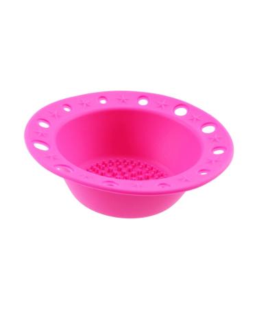 DRESSOOS 1pc Makeup Brush Cleaning Tool Make up Brush Holders Makeup Washing Pad Makeup Brush Cleaner Mat Brush Cleansing Pad Silicone Makeup Brush Makeup Brush Cup N/a Detergent Sponge medium Rosy