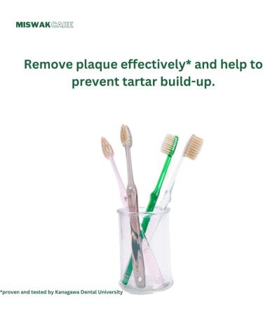 Miswak Stick Toothbrush - Natural Extra Soft for Sensitive Teeth | Deep Plaque Removal & Fresh Breath | Traditional Oral Health Care (Colors May Vary - Buy Online on GoSupps.com