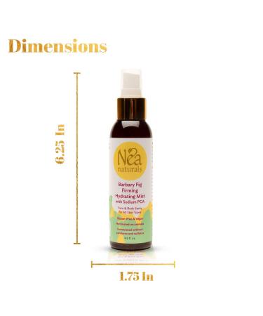 Barbary Fig Firming Facial Mist Spray - Hydrating Sodium PCA Moisturizer for Glowing Skin | 4 Fl Oz - All Skin Types - Buy Online on GoSupps.com