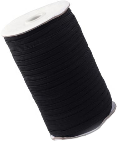 Minkissy Elastic Clothing Strap - Stretchable Black Bungee Cord for Sewing - High Elasticity 9100x0.8cm - DIY Accessories & Decor - Buy Online on GoSupps.com