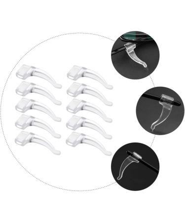 Housoutil Silicone Goggle Handle Sleeves - 90 Pairs of Anti-Hook Eye Ear Covers for Glasses - White 3.2x1.3cm - Essential Accessories for Short-Sighted and Sunglasses - Buy Online on GoSupps.com