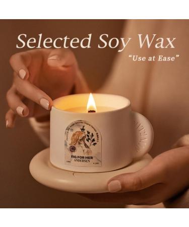 Electric Scented Candles | 4.2 Oz Christmas Candle Gifts | Natural Soy Holiday Fragrance for Home | Match Girl Woody Scent - Buy Online on GoSupps.com