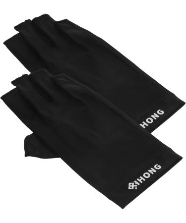 FOMIYES 2 Pairs UV Gloves Gel Summer Gloves Summer Driving Gloves Sun Protective Gloves Nail Art Fingerless Gloves UV Shield Gloves Half Finger Gloves Fabric Dryer Protection Women's - Buy Online on GoSupps.com