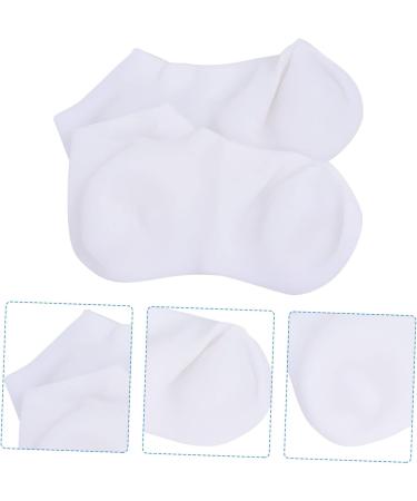 FRCOLOR 3 Pairs of Protective Socks Moisturising Socks with Socks for Women Spa Moisturising Gel Socks Beauty Socks Socks for Feet with Lotion Enriched Socks White Foot - Buy Online on GoSupps.com