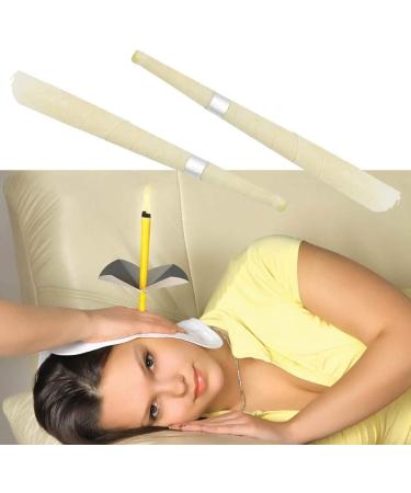 Natural Ear Candles for Safe Ear Wax Removal | 10 Beeswax Cones with Fragrance & Protective Panels - International Shipping Available - Buy Online on GoSupps.com