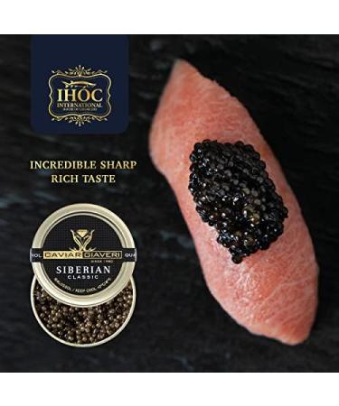 Sturgeon Caviar Giaveri Siberian Imported from Italy (100 gr) - Buy Online on GoSupps.com