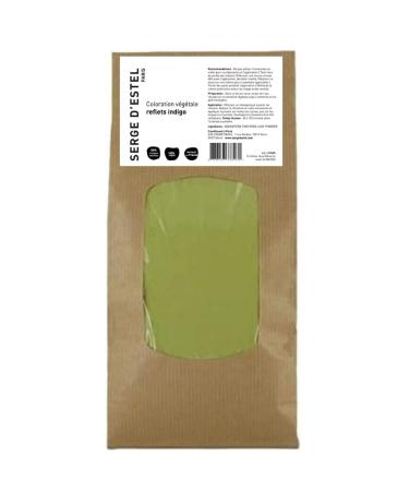 SERGE D'ESTEL PARIS - Indigo Henna 1KG - Black Henna - 100% Vegetable Coloring Covering First White Hair Naturally - INDIGOFERA TINCTORIA LEAF POWDER