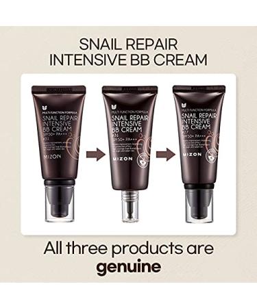 MIZON Snail Repair Blemish Balm BB Cream with Snail Mucus Filtrate - Skin Care and Makeup Coverage | Strengthen Skin & Improve Wrinkles - Buy Online on GoSupps.com