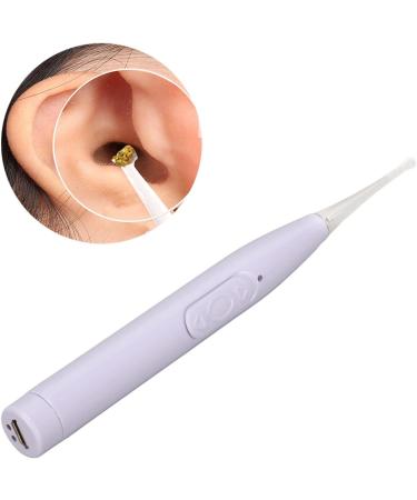 USB Rechargeable Kids Ear Wax Removal Spoon with LED Flashlight - Safe Purple Ear Pick for Home Use - Buy Online on GoSupps.com