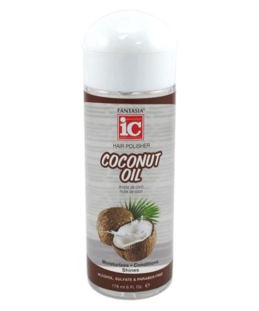 Fantasia Ic Hair Polisher 6oz Coconut Oil (6 Pack)