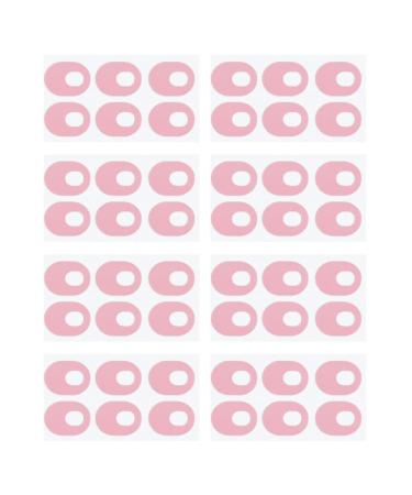 Corn Cushion Pads Self Adhesive: Latex Foot Corn Rings Foot Care Cushion Caps for Foot Toe Callus Feet Sore Blisters Protectors 48pcs Pink