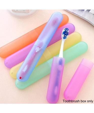 Wmool Travel Accessories Toothbrush Tube Cover - Portable Purple Luggage Boarding Box | Fashionable Plastic Packaging - Buy Online on GoSupps.com