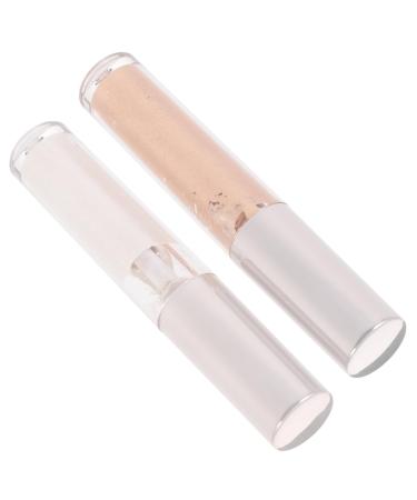 DRESSOOS 2pcs Liquid Eyeshadow White Eye Shadow Shiny Eye Shadow Cosmetics Tools Mauve Eyeshadow Pp