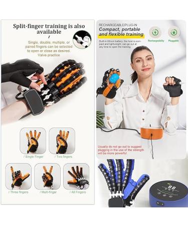 Buy DZKJ Smart Rehab Glove - Robot Gloves for Stroke Recovery & Cerebral Palsy - Home Finger Training Equipment - XL Size for Hand Dysfunction - Buy Online on GoSupps.com
