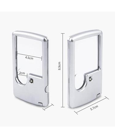 Professional Pocket with Light 3X 6X with Light LED Magnifier Lightweight Handheld Rectangular for Reading Inspection s Crafts Full of Stars - Buy Online on GoSupps.com