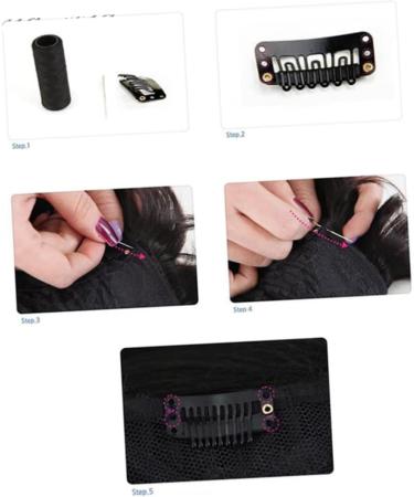 PLAFOPE Metal Hair Clips for Women Wig Clips 6 Teeth Combs Clips with Soft Metallic Hair Clips Womens Hair Clips Metal Hair Claw Clips Hair Barrettes for Women Tooth Comb Non-slip Miss - Buy Online on GoSupps.com