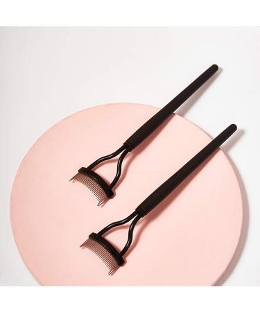 2 PCS Metal Teeth Eyelash Comb & Makeup Mascara Applicator - Curler & Separator Grooming Brushes - Buy Online on GoSupps.com