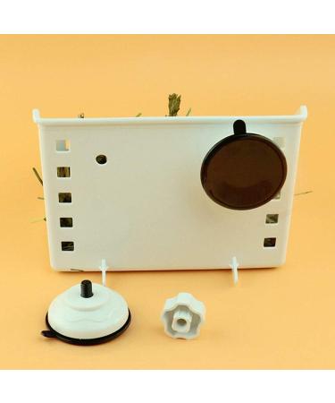 PINVNBY Hay Feeder Less Wasted Hay Rack Manger - Ideal for Rabbit Chinchilla Guinea Pig Plastic Food Bowl Use for Grass & Food - Buy Online on GoSupps.com