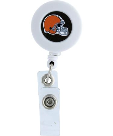 NFL Cleveland Browns Badge Reel, White