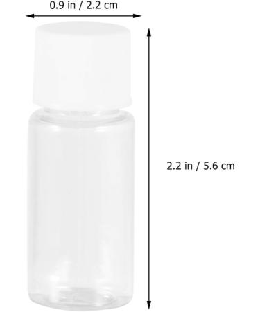 Buy Kallory 25 Mini Sample Bottles 10ml - Refillable Transparent Cosmetic Containers for Shampoo & Lotion - Ideal for Travel & Samples - Buy Online on GoSupps.com