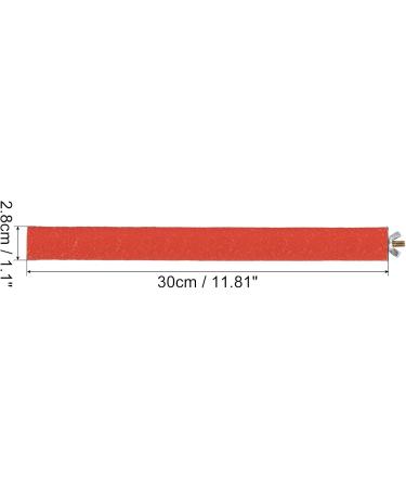PATICIL 1.1x11.8 Bird Wood Perch Stand - Ideal Cage Accessories for Small Birds Parrots & Love Birds - Red - Buy Online on GoSupps.com