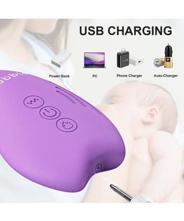 Cubble Warming Lactation Massager | Breastfeeding Support for Clogged Ducts & Engorged Breasts - Improve Milk Flow | Purple - Buy Online on GoSupps.com