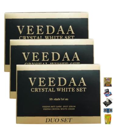 Nourishing Cream 20g & Serum 30g Veedaa Crystal Wh Set For Enhanced Skin Hydration Smooth ( of 3) By Beautygoodshop Get Free For You Beauty Gifts
