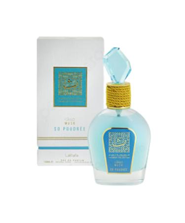 Lattafa Musk So Poudree Thameen Collection Eau de Parfum Spray for Women 3.4 Ounce MUSK SUGAR