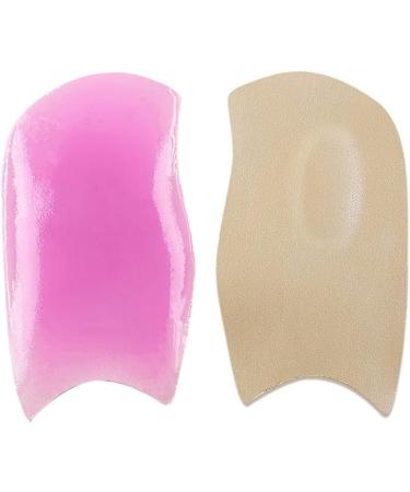 Cushion Heel Inserts for Flat Feet | PU Foot Care for Men | Relief for Plantar Fasciitis & Pain (Medium Rose Bottom - Buy Online on GoSupps.com