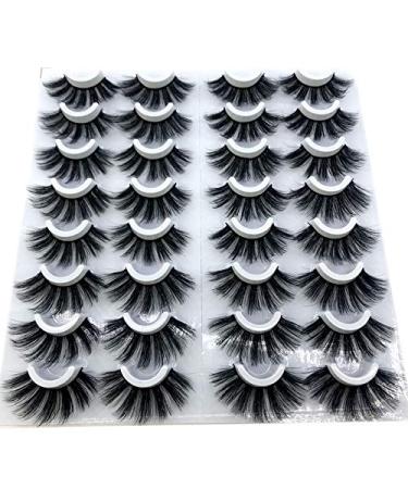 Buy NEW 16 Pairs 100% Mink Eyelashes | Natural & Dramatic Volume Fake Eyelashes | 8-25mm Extension (3DF001) - International Shipping Available - Buy Online on GoSupps.com