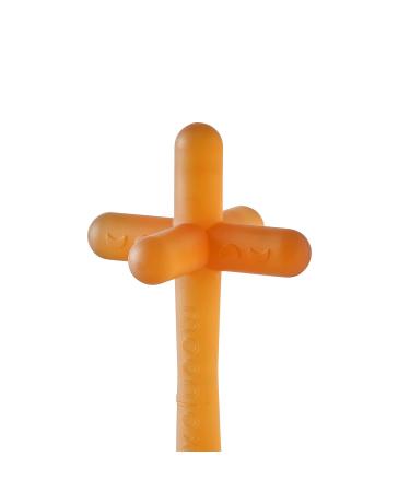 Moonjax Natural Rubber Baby Teething Toy - CPSIA Certified for Infants, Toddlers, Newborns - Buy Online on GoSupps.com