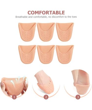 FOMIYES Gel Toe Pouches - 3 Pairs Toe Separator Sleeve Cushions for Men & Women | Metatarsal Protection & Comfort - Buy Online on GoSupps.com