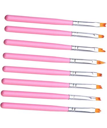 Healeved 2 Sets Nail Painting Tool Builder Gel for Nails Salon 3d Nails Tool Nail Art Brush Kit De Manicura Nail Gel Nail Painting Brush Gel Builder for Nails Accessories Pink Manicure - Buy Online on GoSupps.com