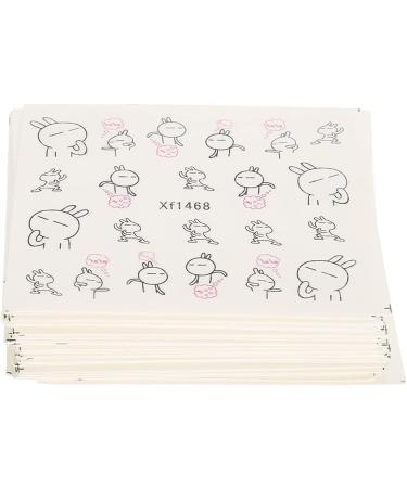 50 Pieces Of Flower Butterfly Cartoon Nail Art Stickers Small Flower Transfer Nail Decals Design Nail Care Accessories Nail Sticker Set(XF) - Buy Online on GoSupps.com