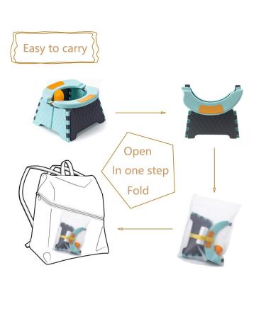 Portable Potty Training Seat for Toddlers | Collapsible Kids Travel Potty - Indoor & Outdoor Baby Seat (Blue) - Buy Online on GoSupps.com