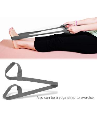 Weiyiroty Portable Yoga Mat Strap - Adjustable Soft Sling for Fitness | Stretch Belt for All Mats (Gray) - Buy Online on GoSupps.com