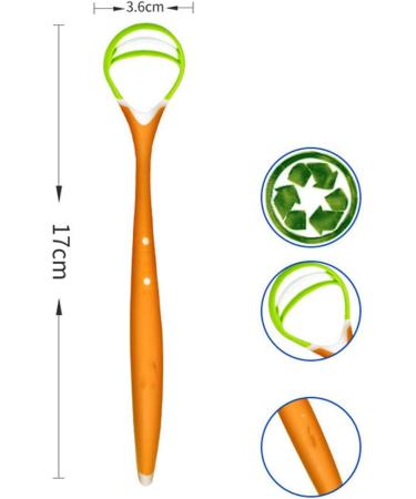 Dbtxwdd 3 Pack Tongue Scraper Cleaner - Eliminate Bad Breath & Bacteria | Red Tongue Scraping Tool for Fresh Breath - Buy Online on GoSupps.com