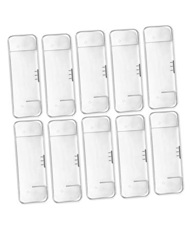 Minkissy Travel Razor Storage Box - 40 Stk Portable Shaver Bag Case for Safety Razor - Reusable Transparent Plastic 14.7x5.7cm - Ideal for International Shipping - Buy Online on GoSupps.com